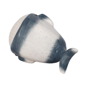 Statuetta decorativa di balena in ceramica per decorazioni d'accento in casa, ufficio e bagno - Product Image 6