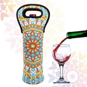 Wine Carrier Tote Bags for 750ml Red/White Wine Bottles, Insulated Neoprene Wine Bottle Cooler Bag - Product Image 4