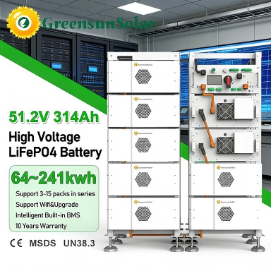 Greensun GHR-314 16kWh Module High Voltage Battery System Expandable to 241kWh ESS