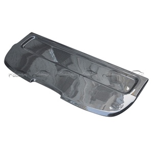 ชั้นวางสัมภาระท้ายรถยนต์ ทำจากสแตนเลสคาร์บอนแบล็คขัดเงาสูง สำหรับ Civic K6 3D Hatchback ปี 1992-1995 - Product Image 3