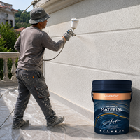 Peinture à effet pierre naturelle OEM ODM Marque privée Revêtement mural extérieur Emballage personnalisé Fournisseur d'usine pour projets d'exportation mondiale