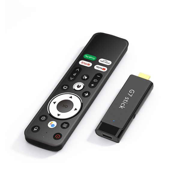 Newest G7 TV Stick Dongle ATV Amlogic S905Y4 Quad Core 2.4G 5G Android 11 2G 16G Android Tv G7stick Vs Fire Tv Stick 4k