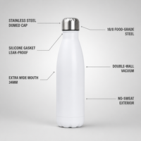 Botella de Agua de Acero Inoxidable de Doble Pared con Forma de Lata de Cola, a Prueba de Fugas, Aislada al Vacío, para Viajes al Aire Libre, con Logotipo