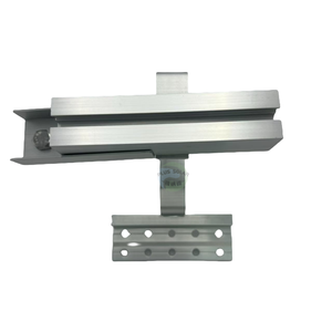 Nhôm mái năng lượng mặt trời bảng điều khiển gắn ray anodized kết thúc năng lượng mặt trời gắn hệ thống - Product Image 4