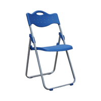 Chaise pliante moderne en plastique rembourrée, empilable, pour extérieur, école, événements, salle à manger, hôtel, hôpital, taille personnalisée, couleur au choix