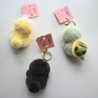 Nouveau mini sac à billes] Nouveau porte-clés en peluche animale en alliage de 3 pouces, jouet anti-stress à billes compressibles, formes pingouin, canard, tortue