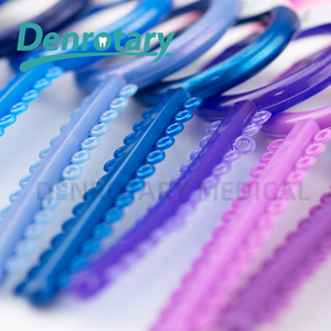 Fabriek Tandheelkundige Elastieken Twee Toon Power Chain Ligatuur Stropdas Elastiek Dental Ortodoncia <span class=keywords><strong>O</strong></span> <span class=keywords><strong>Ring</strong></span> Tandheelkundige Tanden Beugels Orthodontie - Product Image 4