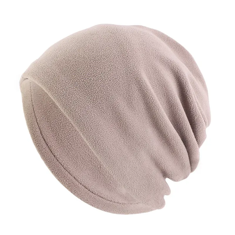 Bas d'hiver quotidien Unisex Polar Fleece Head wraps Winter Warm Women Skull Cap Beanie Hats