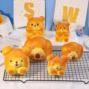 Jouet anti-stress en forme de pain de boulangerie Kawaii super doux, jouet en PU rebondissant, cadeau de décompression - Product Image 3