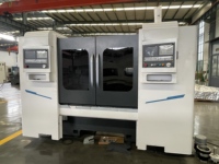 Tour CNC horizontal à alimentation automatique, à broche unique, de moyenne capacité, pour le traitement des tubes en acier sans soudure – Équipement d'outillage