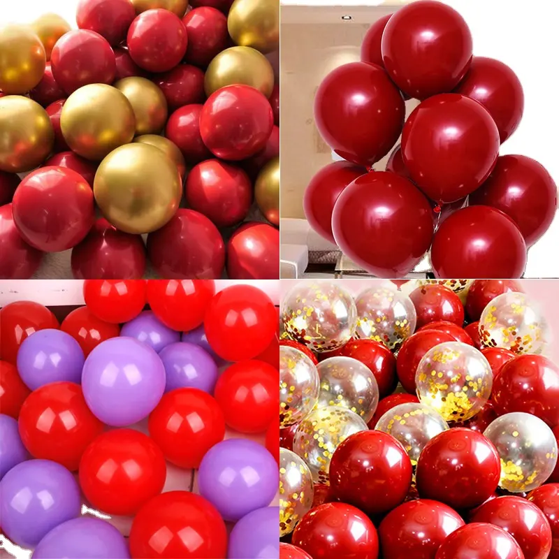 Ballon de couleur de décoration de fête de haute qualité en vente en gros, ballon hélium biodégradable en latex, perle mate rétro épaissi, 12 pouces, 2,8g