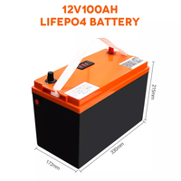 Pile au lithium solaire de Type universel lifepo4, 24V, 2,5 kwh, batterie ion 48V, 100ah, 200ah, 300ah, 400ah