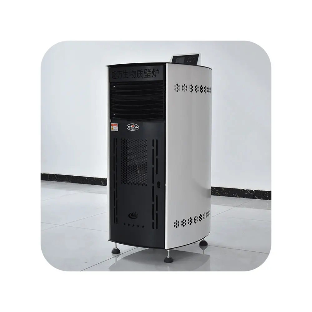 Smart temperature-controlled pellet heating stove for winter heating
