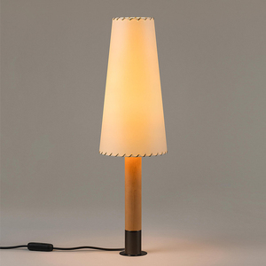 Table Lamp E27 LED Solid Wood Base Mid Century Style Desk Bedside <b>Lighting</b> - Product Image 3
