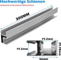 Support de rail solaire en aluminium pour panneau solaire Supports de montage sur toit Mini garde-corps en aluminium pour panneaux solaires