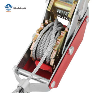 Treuil manuel <span class=keywords><strong>à</strong></span> <span class=keywords><strong>cliquet</strong></span> avec crochet en acier <span class=keywords><strong>à</strong></span> haute teneur en carbone de type Jis, anti-torsion, antidérapant, construction <span class=keywords><strong>à</strong></span> levier - Product Image 5