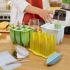 Nhỏ Silicone Popsicle khuôn mới kem Silicone khuôn mẫu cho Diy Popsicle trẻ em Silicone Popsicle khuôn với nắp - Product Image 4