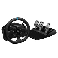 Volant, Pédalier et Levier de Vitesses Logitech G923 Driving Force pour Jeux de Course avec Retour de Force à Double Moteur