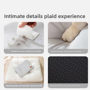 Alfombrillas lavables extraíbles impermeables para mascotas para perros pequeños y grandes de PVC para las cuatro estaciones Primavera Verano nido para dormir casa para perros gatos - Product Image 4