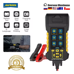 AUTOOL BT880 8-30V/A Probador de batería con monitor de impresora y prueba de arranque y prueba de carga y prueba de inicio y prueba de carga máxima y revisión de datos - Product Image 1