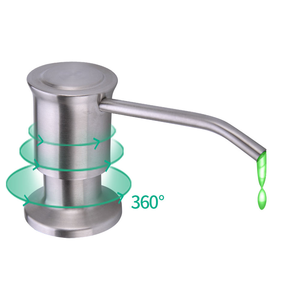 Distributeur de savon mural manuel en acier inoxydable 304 de qualité commerciale pour hôtels et salles de bain - Product Image 3