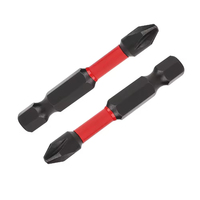 Jeu de 5 embouts de tournevis cruciformes magnétiques à double extrémité de qualité industrielle, embouts de perceuse à percussion en acier S2 OEM pour perceuses électriques