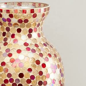 Mosaic Wedding <b>Glass</b> <b>Vase</b> - Product Image 3