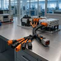 Câblage de distribution d'énergie pour véhicules électriques, assemblage de faisceaux de câbles pour les fabricants de groupes motopropulseurs électriques