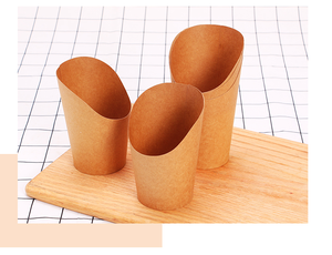 Cốc Thực Phẩm Giấy Dùng Một Lần Khoai Tây Chiên, Cốc Khoai Tây Chiên Kraft, Giấy In Khoai Tây Chiên Hình Nón - Product Image 6