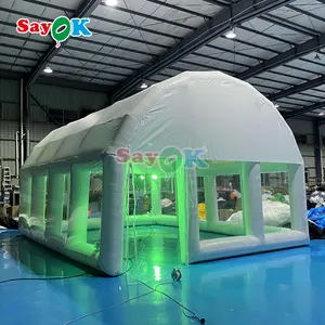 Outdoor inflatable pool shade bubble dome building covered air cover water tent for winter swimming