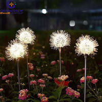 Lampes sphériques en aluminium IP65 étanches pour aménagement paysager, idéales pour la décoration de chemins de Noël et de parcs à thème