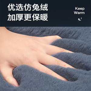 เบาะรองนั่งในรถยนต์แบบอุ่น 12V นุ่มพิเศษ ชุดสามชิ้น สำหรับฤดูหนาว สำนักงาน และเบาะหลัง - Product Image 5