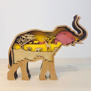 <span class=keywords><strong>3D</strong></span> <span class=keywords><strong>Elephant</strong></span> Trang Trí Sáng Tạo Thân Thiện Với Môi Bằng Gỗ Động Vật Thủ Công Mỹ Nghệ Cho Ngày Của Mẹ Tay Khắc Bàn Trang Trí Nội Thất Cho Nhà Văn Phòng - Product Image 3