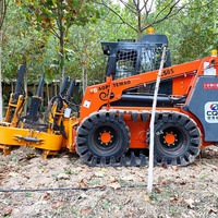 Machine à planter les arbres, transplanteur d'arbres hydraulique professionnel industriel homologué CE, attache pour chargeuse compacte
