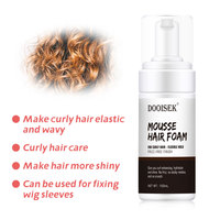 Lotion professionnelle pour cheveux, Mousse coiffante, Mousse pour cheveux bouclés, cire, marque privée, forte tenue, Mousse coiffante pour perruques