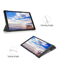 Étui pour tablette en cuir PU et en polycarbonate pour iPad Air 11 M4 2026 avec fonction de mise en veille et de réveil automatiques