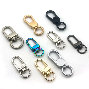 Venta al por mayor de Metal hebilla de correa <span class=keywords><strong>carabinas</strong></span> giratorio langosta cierre gancho clave cadena anillo accesorios de Hardware - Product Image 4