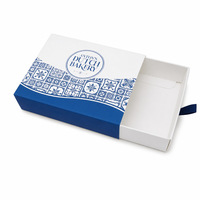 Boîte en carton rectangulaire blanche à neuf compartiments, style influenceur, pour mini-gâteaux et snacks, idéale pour la pâtisserie française