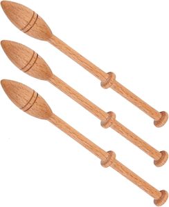 12 bobine in legno duro per pizzo - Product Image 4