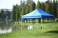 Tente de jardin pliable en aluminium OEM commerciale, utilisation en extérieur, en vente chaude, salons professionnels, grande tente
