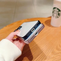 15 étui de téléphone mat électrolytique couleur d'origine pour iphone 13-15promax étui de téléphone portable propre film de lentille