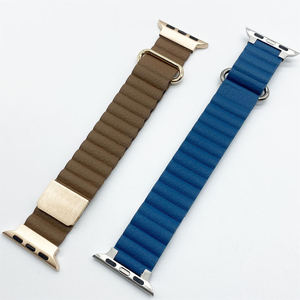 Meilleures ventes - Nouveau <span class=keywords><strong>bracelet</strong></span> magnétique de haute qualité au design unique pour <span class=keywords><strong>Apple</strong></span> <span class=keywords><strong>Watch</strong></span> 10 - <span class=keywords><strong>Bracelet</strong></span> de montre intelligente en <span class=keywords><strong>cuir</strong></span> de litchi de luxe - Product Image 4