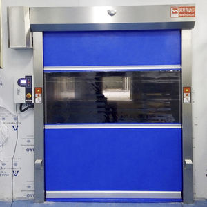 Portes à grande vitesse adaptées aux volets roulants en PVC imperméables et isolants thermiquement utilisés dans les usines, les garages et les magasins - Product Image 1