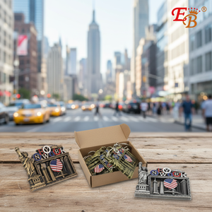 Set portachiavi New York 300 pezzi 25DZ/CS portachiavi personalizzabili - Product Image 3