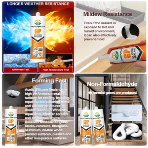 General Purpose Sealants Wholesale Cheap 100% Silicone Glue Factory Accept OEM ODM Adhesive Sealant Watertight Sealant For Door