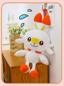 Muñeco de Peluche Pokémon Súper Suave de Algodón PP, <span class=keywords><strong>Conejo</strong></span> de Fuego, Juguete de Peluche para Aliviar el Estrés, Almohadas Relajantes, Diseño Creativo de Dibujos Animados para Máquina de Agarre - Product Image 2