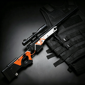 JIEYING Pistolet <span class=keywords><strong>Blaster</strong></span> Électronique en Plastique avec Conception Sécurisée, Modèle AWM, Cadeau Unisexe pour Enfants de 14 Ans et Plus, Fabriqué en Chine - Product Image 1