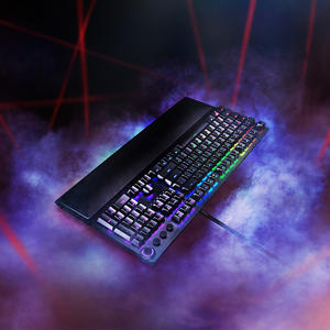 <span class=keywords><strong>Razer</strong></span> Huntsman คีย์บอร์ดเกมระดับ Elite สวิตช์คีย์บอร์ดที่รวดเร็ว สวิตช์แสง Chroma RGB แสงแม่เหล็กที่วางข้อมือตุ๊กตา - Product Image 3