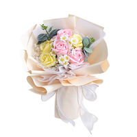 Hadiah Bunga Kering Awet Bunga Aster Kecil Sabun Mawar Buket Jadi Buatan Cina 7200 Grosir Festival Qixi Hari Valentine