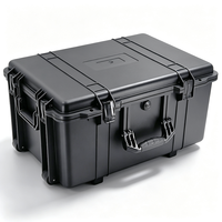 Grande valise à outils étanche IP67 Mousse personnalisée à l'intérieur de l'équipement dur en plastique en matériau PP avec roues à poignée de traction prises en charge par l'OEM